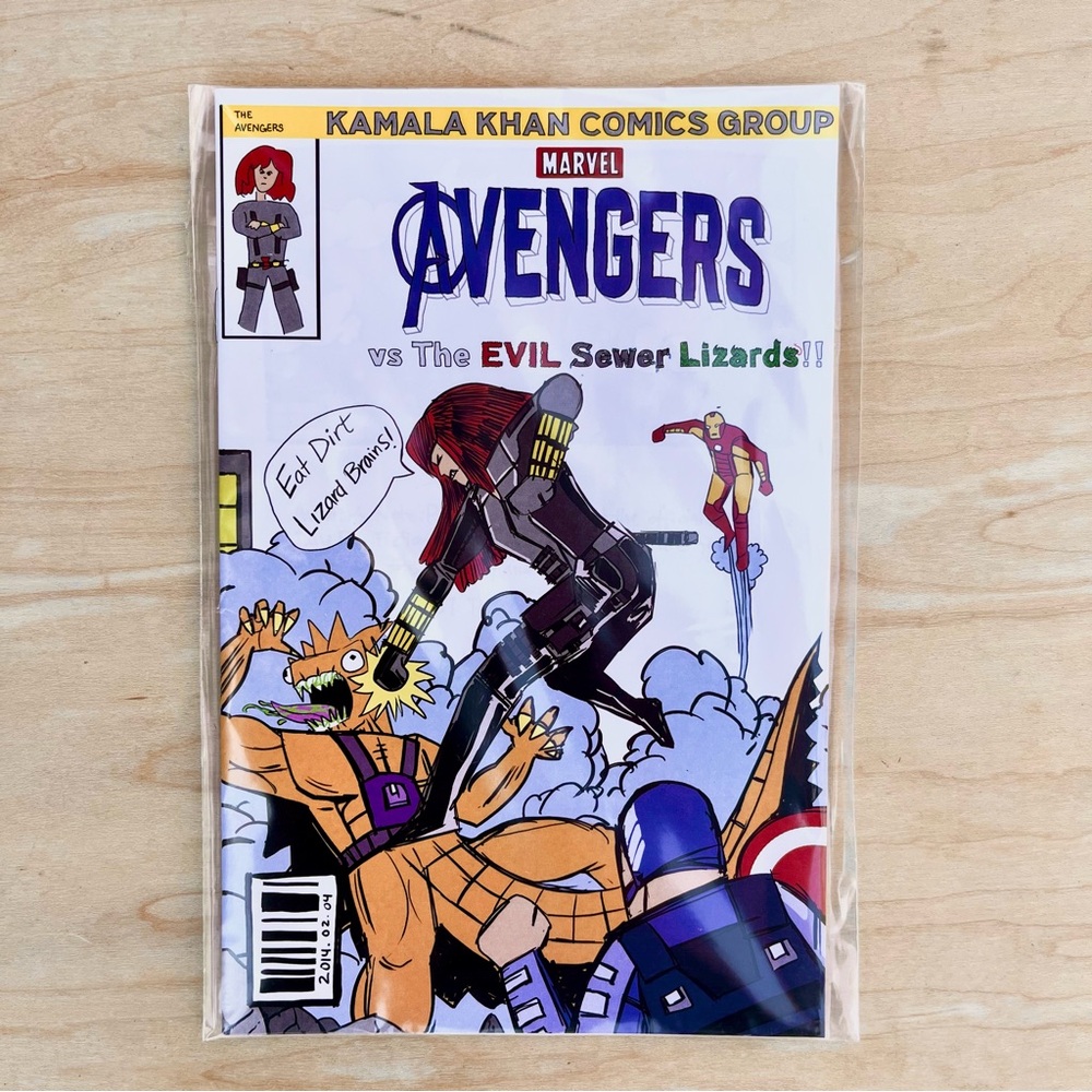 Marvel Comic: Avengers vs The Evil Sewer Lizards Kamala Khan NYCC 2019 Exclusive